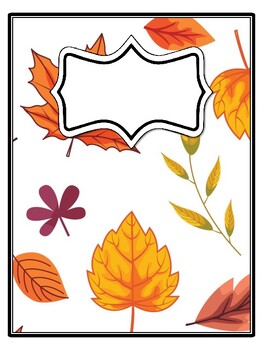 4 Leaves Binder Covers and Spines