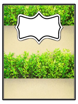 4 Leaves Binder Covers and Spines