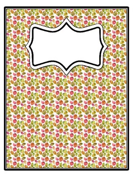 4 Leaves Binder Covers and Spines