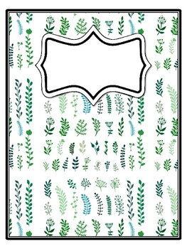 4 Leaves Binder Covers and Spines