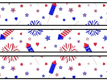 4Th July Bulletin Board Décor Kit, 4Th July Letters, 4Th July Banner