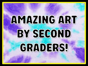 AMAZING ART BY SECOND GRADERS! Art Door Décor, Art Bulletin Board Décor