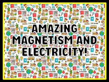 AMAZING MAGNETISM AND ELECTRICITY! Grade 3 Science Door Decor