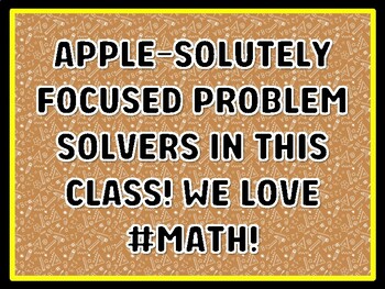 APPLE-SOLUTELY FOCUSED PROBLEM SOLVERS IN THIS CLASS! WE LOVE #MATH! Math Doo