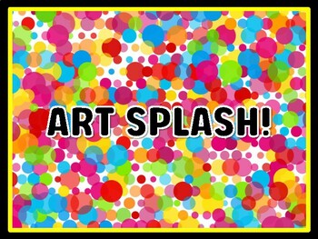 ART SPLASH! Art Door Décor, Art Bulletin Board Décor