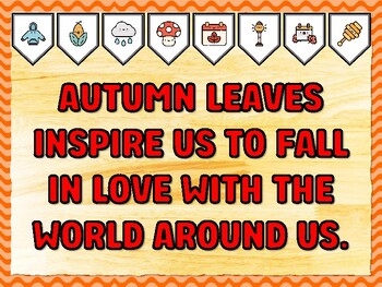AUTUMN LEAVES INSPIRE US TO FALL IN LOVE WITH THE WORLD AROUND US. Fall Bulle