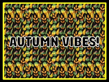 AUTUMN VIBES! Leaves Door Décor, Leaves Bulletin Board Décor Kit