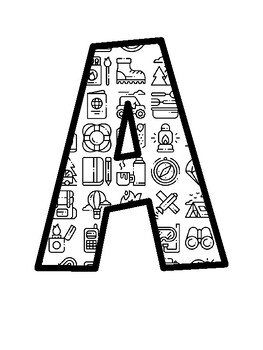 Adventure Bulletin Board Letters, Adventure Bulletin Board Décor Kit