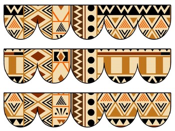 Africa Bulletin Board Decor Kit, Africa Letters
