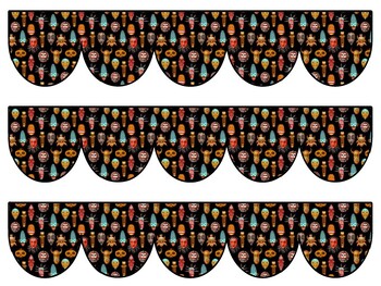 Africa Bulletin Board Decor Kit, Africa Letters