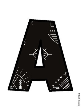 Africa Bulletin Board Décor Kit, Africa Bulletin Board Letters