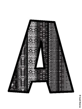 Africa Bulletin Board Décor Kit, Africa Bulletin Board Letters
