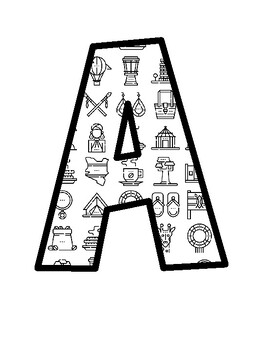 Africa, Kenya Bulletin Board Letters, Africa, Kenya Bulletin Board Décor Kit