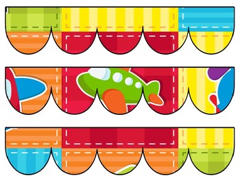 Air Transportation Bulletin Board Decor Kit, Air Transportation Letters