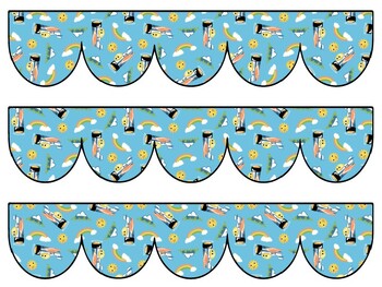 Air Transportation Bulletin Board Decor Kit, Air Transportation Letters
