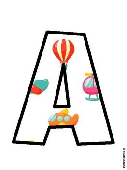 Air Transportation Bulletin Board Décor Kit