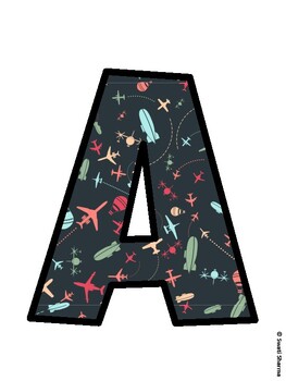 Air Transportation Bulletin Board Décor Kit