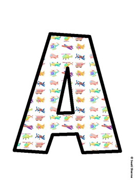 Air Transportation Bulletin Board Décor Kit