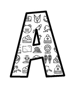 Alaska Unit Bulletin Board Letters, Alaska Unit Bulletin Board Décor Kit