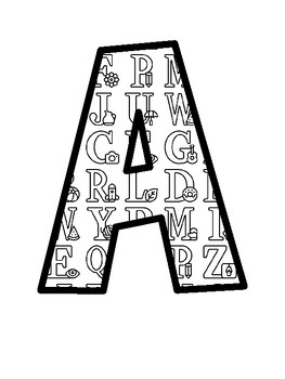 Alphabet Bulletin Board Letters, Alphabet Bulletin Board Décor Kit