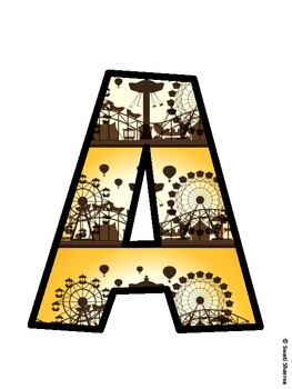 Amusement Park, Funfair Bulletin Board Décor Kit, Amusement Park, Funfair Bul