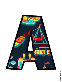 Amusement Park, Funfair Bulletin Board Décor Kit, Amusement Park, Funfair Bul
