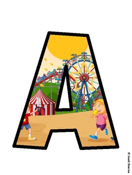 Amusement Park, Funfair Bulletin Board Décor Kit, Amusement Park, Funfair Bul