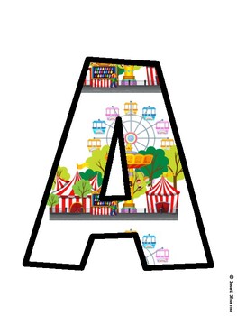 Amusement Park, Funfair Bulletin Board Décor Kit, Amusement Park, Funfair Bul