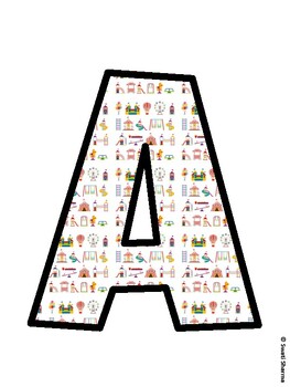 Amusement Park, Funfair Bulletin Board Décor Kit, Amusement Park, Funfair Bul