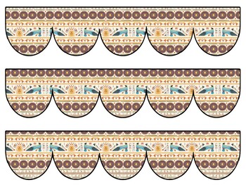Ancient Egypt Bulletin Board Decor Kit, Ancient Egypt Letters