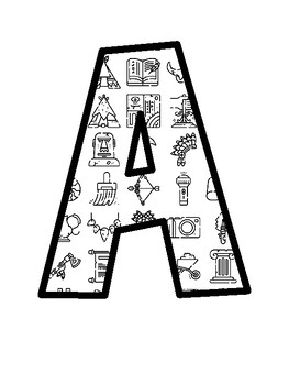 Ancient History Bulletin Board Letters, Ancient History Bulletin Board Décor