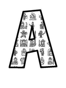Ancient Warriors Bulletin Board Letters, Ancient Warriors Bulletin Board Déco