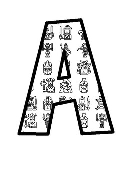 Ancient Warriors Bulletin Board Letters, Ancient Warriors Bulletin Board Déco
