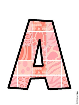 Animals Bulletin Board Decor Kit, Animals Bulletin Board Letters