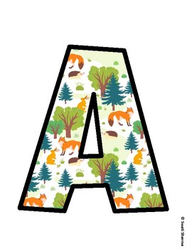 Animals Bulletin Board Decor Kit, Animals Bulletin Board Letters