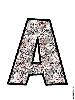 Animals Bulletin Board Decor Kit, Animals Bulletin Board Letters