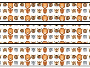 Animals Bulletin Board Decor Kit, Animals Letters
