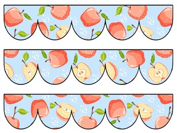 Apple Bulletin Board Decor Kit, Apple Letters