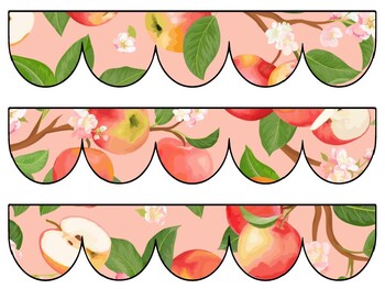 Apple Bulletin Board Decor Kit, Apple Letters