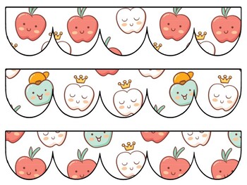 Apple Bulletin Board Decor Kit, Apple Letters, Apple Borders, Apple Banner
