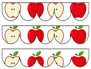 Apple Bulletin Board Decor Kit, Apple Letters, Apple Borders, Apple Banner