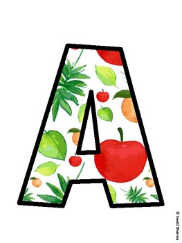 Apple Bulletin Board Décor Kit, Apple Bulletin Board Letters