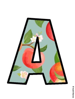 Apple Bulletin Board Décor Kit, Apple Bulletin Board Letters
