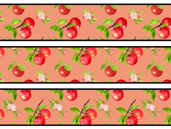 Apple Bulletin Board Décor Kit, Apple Letters, Apple Banner, Apple Borders