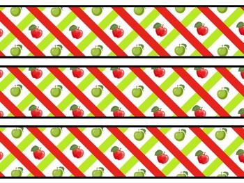 Apple Bulletin Board Décor Kit, Apple Letters, Apple Banner, Apple Borders