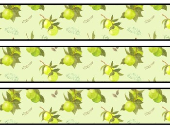 Apple Bulletin Board Décor Kit, Apple Letters, Apple Banner, Apple Borders