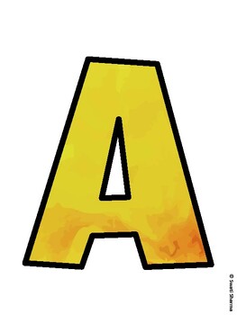 Art Bulletin Board Decor Kit, Art Bulletin Board Letters