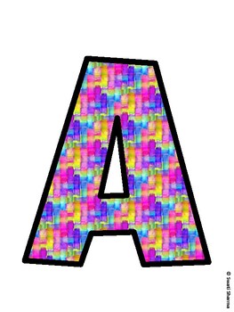 Art Bulletin Board Decor Kit, Art Bulletin Board Letters