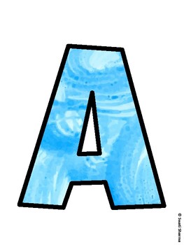 Art Bulletin Board Decor Kit, Art Bulletin Board Letters