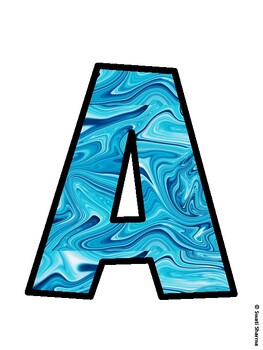 Art Bulletin Board Decor Kit, Art Bulletin Board Letters